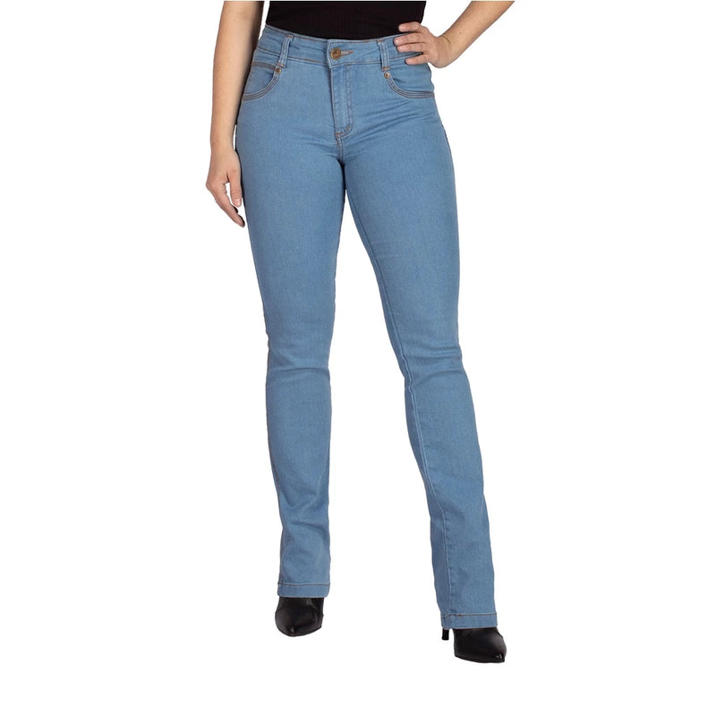 Calça Jeans Feminina Modelo Country Desing Básico Coll Jeans