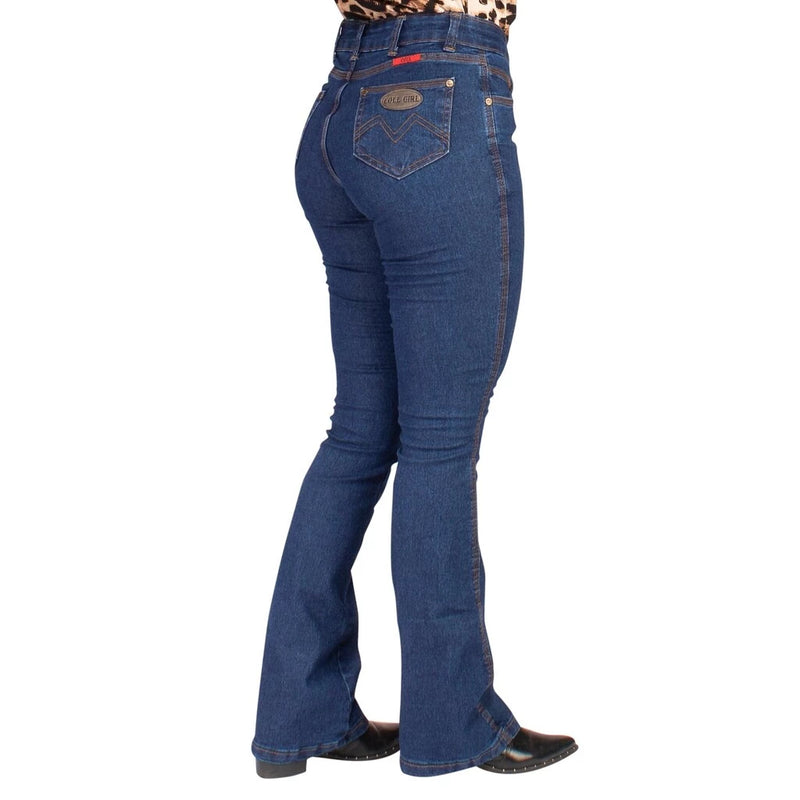 Calça Jeans Feminina Modelo Country Desing Básico Coll Jeans